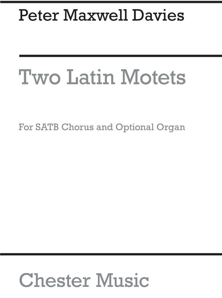 Two Latin Motets